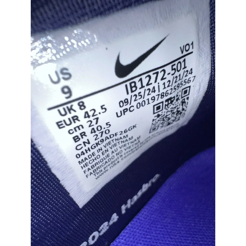 Nike Zoom LeBron NXXT Genisus Monopoly Persian Violet Men Size 9 IB1272-501